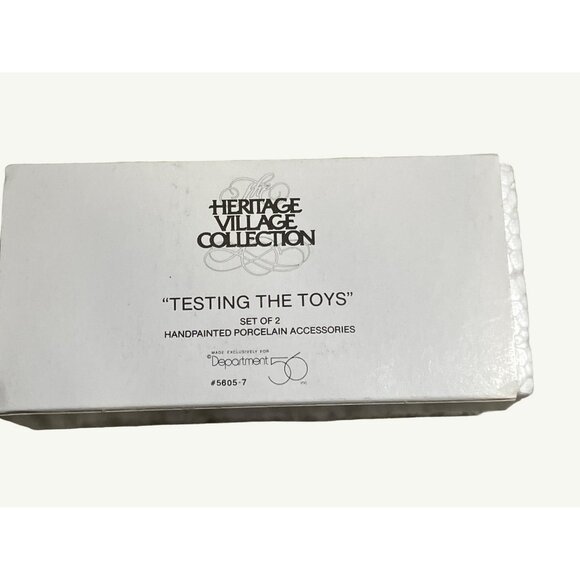 The Heritage Village Accessories Collection  Testing The Toys Figurines - Picture 2 of 11